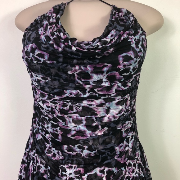Diane von Furstenberg purple and black sundress - Picture 2 of 15